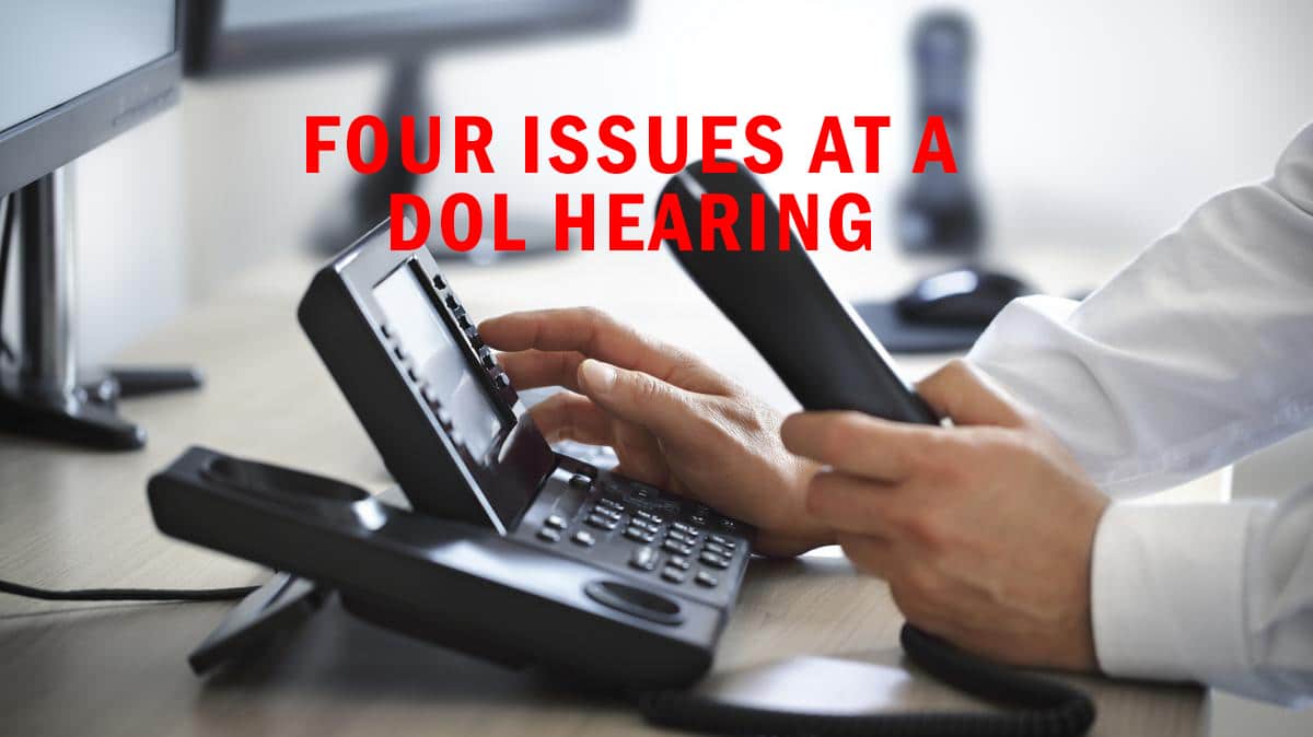 Four issues at a DOL hearingWashington State DUI Attorney Ryan Witt