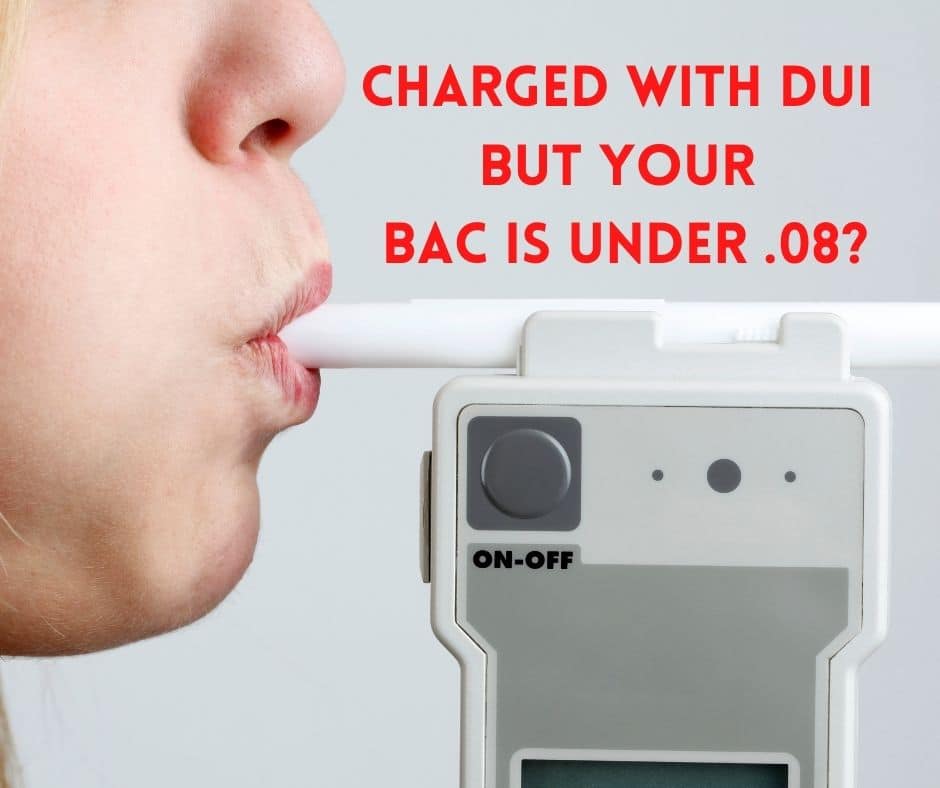 Have You Been Arrested For DUI With A Blow Below .08?