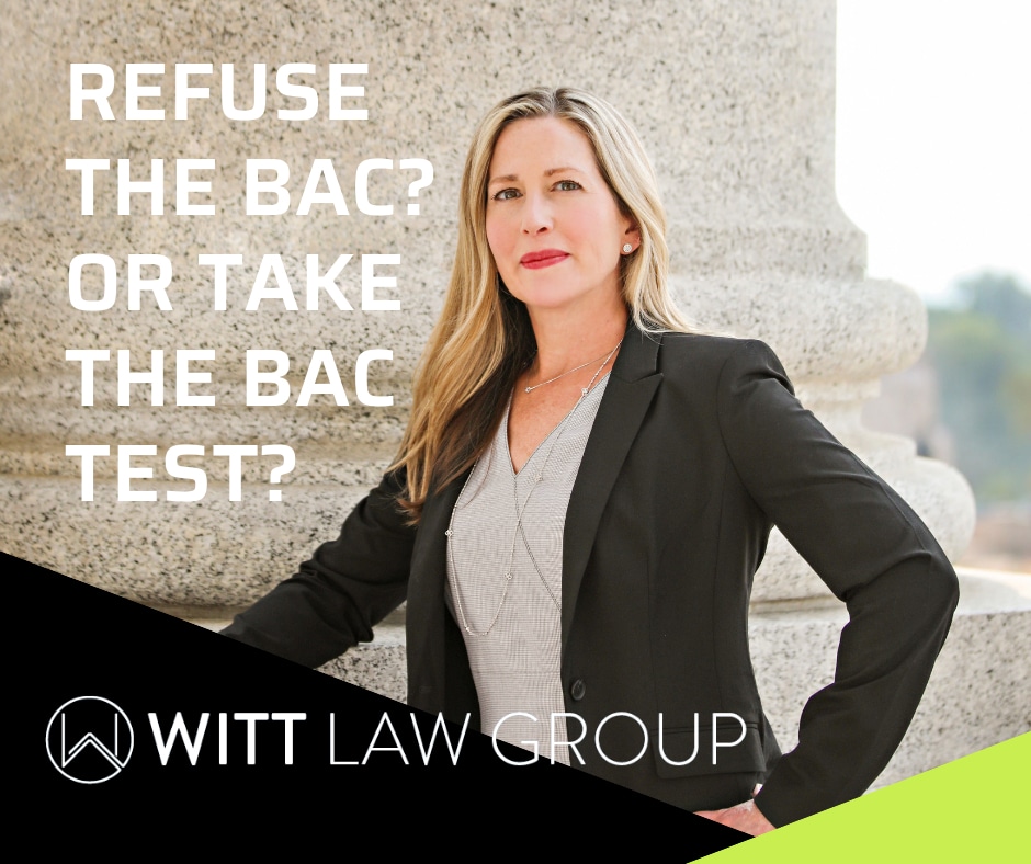 Refuse the BAC? or take the BAC test?Washington State DUI Lawyer Jennifer Witt