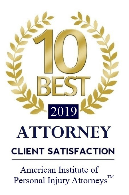 badge, witt law group awarded 10 best attorney in client satisfaction for 2019