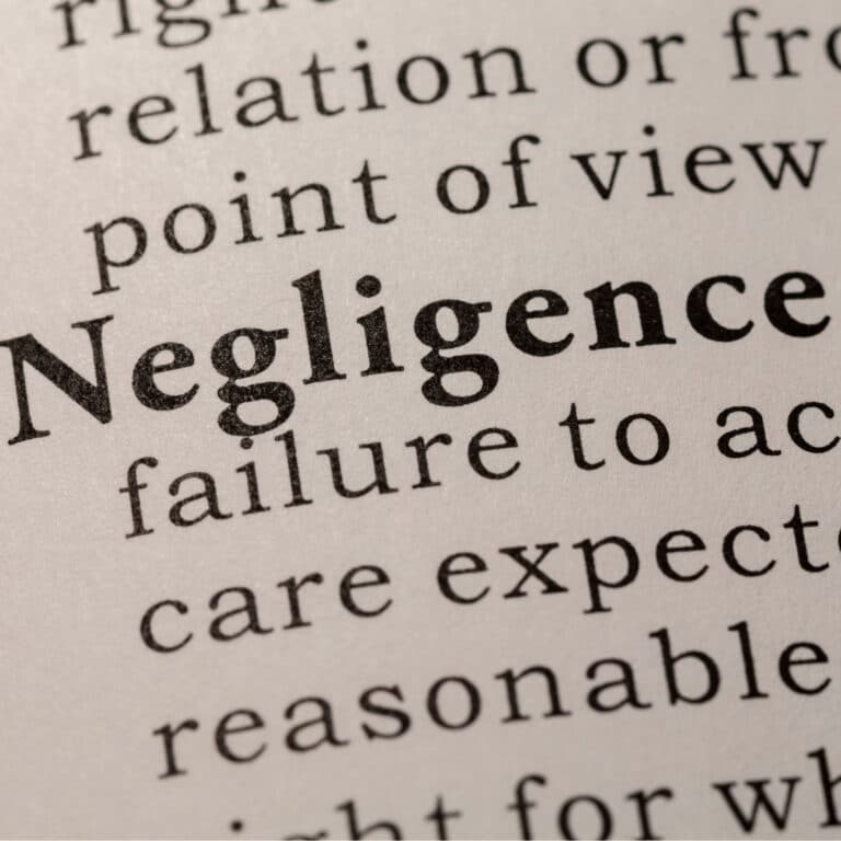 negligence defined, witt law group