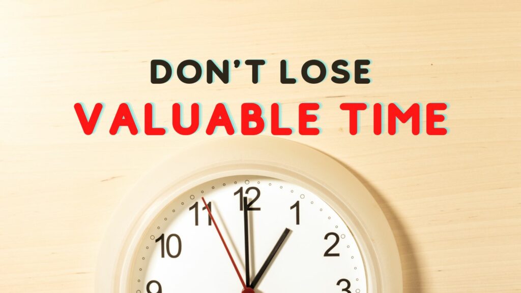 don't lose valuable time, use witt law group