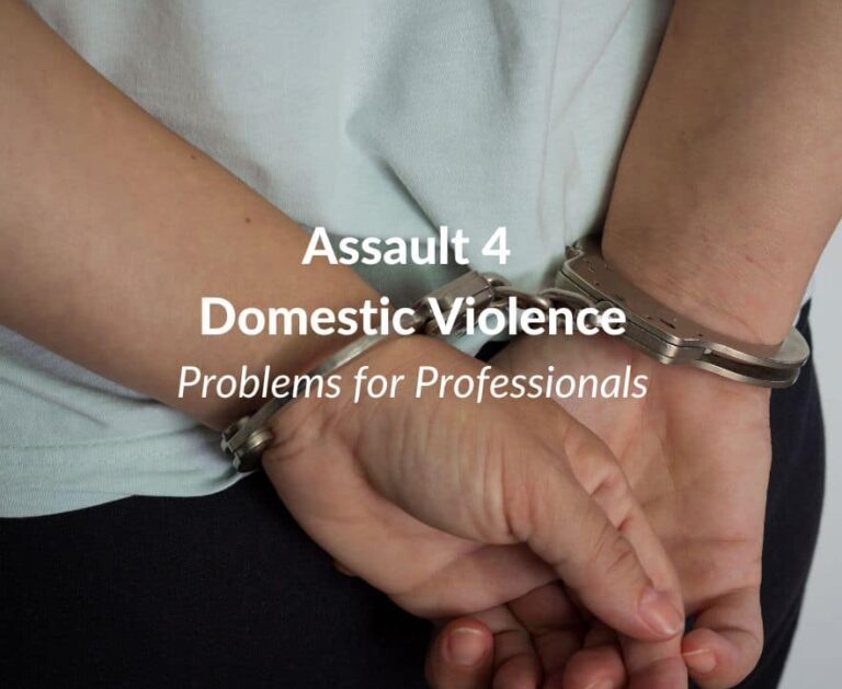 Assault 4 Domestic Violence criminal charges are very complex. They involve family situations because the accused has to live outside of the home while the case is pending. The defendant also has to be very careful not to violate the No Contact Order that is put into place at the time of arrest or at Arraignment. If he or she calls the victim or answers a text message, you can be charged with another very serious crime called violation of a no contact order. Additionally, just the charging of a crime can impact someone's professional license. For example assault and DUI cases can impact physicians, dentists, teachers, counselor and real estate agents when it comes to their professional licenses. This comes up a lot with Bainbridge Island Assault cases and can be a big challenge so we try to resolve these cases quickly.