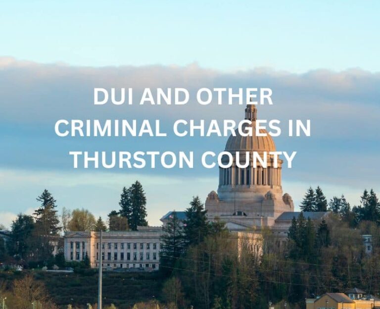 DUI charges in Olympia and Thurston District Court have many unique challenges. First, they take a long time to resolve the case because the hearings are pushed out for a long time. This is to delay have speedy trial rules apply. If you were charged with DUI within 2 years of your initial arrest, the prosecutor has complied with the statute of limitations. However, that does not mean you get to resolve your case in a timely way. Make sure you hire the best DUI attorney who can explain all of these rules and challenges with your DUI case. There are ways to get a case dismissed or reduced more quickly but you need the best and most experienced DUI and criminal defense attorney to help. Call Witt Law Group for advice.
