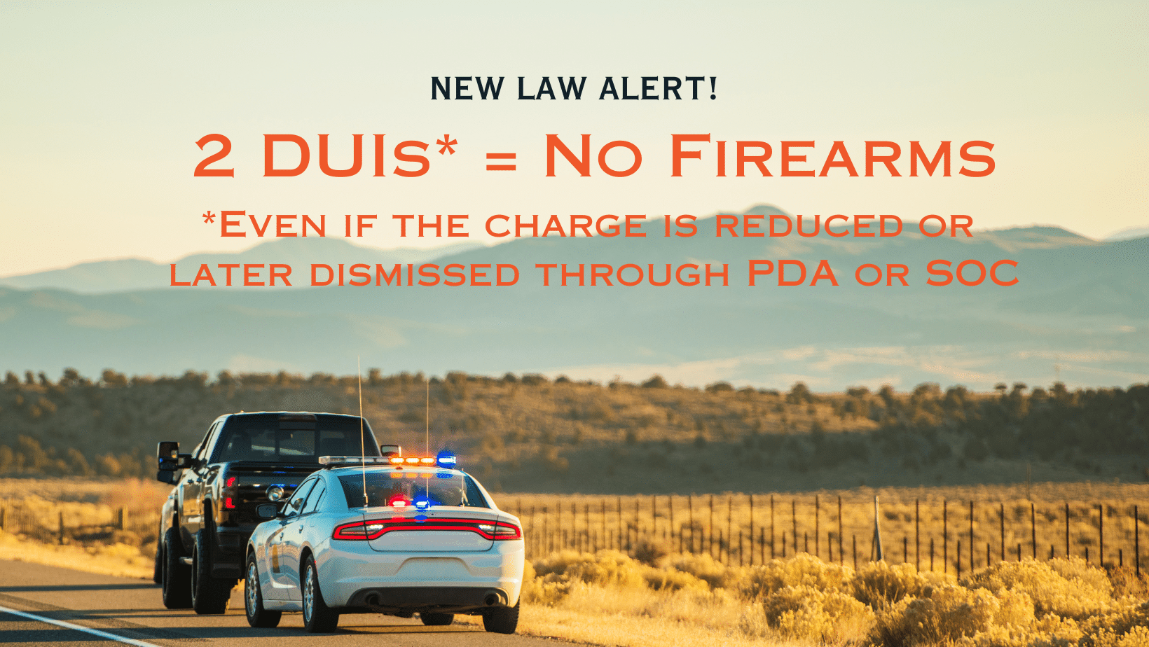 Multiple DUI cases in Washington State within 7 years will mean you lose your firearm rights. If you are found in possession, control, or custody of a firearm in violation of the new rule, you will be criminally charged.