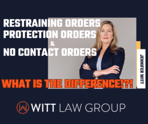 No contact orders, protection orders, and restraining orders are all methods that a judge uses to protect a victim of abusive behavior. It may be for a criminal charge, harassment, sexual assault or because the victim is a vulnerable adult. The name of the order will depend on several factors and whether there is an existing criminal charge. Witt Law Group PS Attorney Ryan Witt Attorney Jennifer Witt