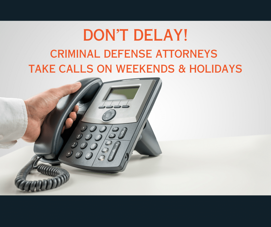 DUI / DWI criminal defense attorneys take calls every day, including weekends and holidays. 
DUI defense firm Witt Law Group
Attorney Ryan Witt